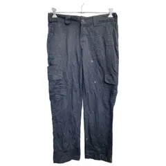 Dickies ワークパンツ W34 ディッキーズ スリムストレート カーゴパンツ ブラック 古着卸 アメリカ仕入 2406-770