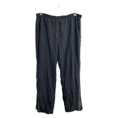 Reebok ナイロンパンツ Lサイズ リーボック ブラック 古着卸 アメリカ仕入 2503-1362