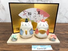 雛猫飾り お雛様 ひな祭り Hinamatsuri Doll's Festival Cats Pottery