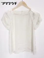 ◇ BALLSEY ボールジー TOMORROWLAND フレンチスリーブ ブラウス カットソー サイズ38 ホワイト レディース 【中古】 【1002800444519】