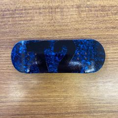 T2Skateビッグロゴつや有り 指スケデッキ34mm ラップ塗装BL