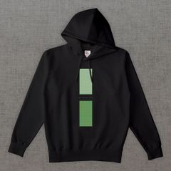 和柄パーカー　小紋 よろけ縞 -彩・角-［パーカー］