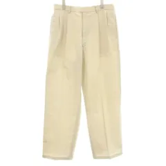 23区 オンワード樫山 HOMME パンツ スラックス タック ジップフライ W79 白 ホワイト CPPNSLA1005 /KU ■BMのサムネイル