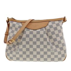 【中古】 LOUIS VUITTON （ルイヴィトン） ｼﾗｸｰｻPM バッグ ショルダー/メッセンジャーバッグ ﾀﾞﾐｴ ｱｽﾞｰﾙ Damie White N41113 used:AB