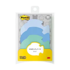 3M Post-it ポストイット シルエットノート 強粘着 サカナ 3M-SSS-FIX10