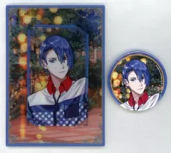 【中古】グッズセット 聖川真斗 カスタマイズビジュアルカードコレクション＆缶バッジセット 「ブロッコリーオンラインくじ うたの☆プリンスさまっ♪ Special Anniversary Ver.」 C-2賞