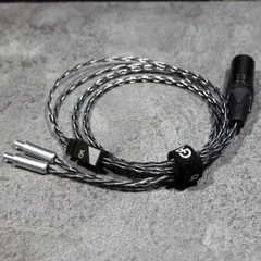 HD800 Cascade 6N銀 銀OFC 16芯 4.4mm L 125cm