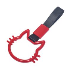 新品 CHASO 吊り革 ネコ型 猫 吊り輪 吊革 つり革 内装 車 アクセサリー ドレスアップ 飾り 旧車 街道レーサー 助手席 後部座席 ネコ レッド 赤