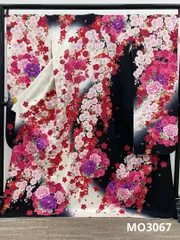 振袖 豪華 金彩 桜 牡丹 紋意匠 刺繍 身丈169cm