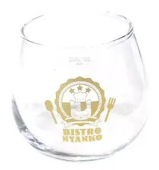 【中古】マグカップ・湯のみ ニャンコ先生/ロゴ ゆらゆらグラス 選べるテーブルウェア 「一番くじ 夏目友人帳 ～ニャンコ先生のまんぷくビストロ～」 F賞