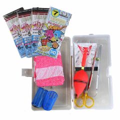 在庫限り　遠投サビキセット　入門者用　Aセット　仕掛け×4・ウキ・ハサミ・サビキカゴ・タオル