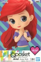 【中古】フィギュア アリエル(衣装濃) 「ディズニープリンセス」 Q posket Disney Characters -Ariel- Avatar Style