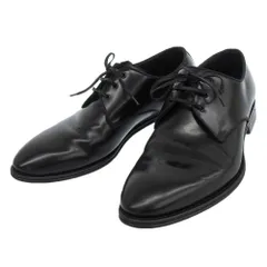 【美品】ドルチェ&ガッバーナ 黒 プレーントゥ 25cm レザードレスシューズ ドルチェアンドガッバーナ(DOLCE & GABBANA)ドルチェアンド