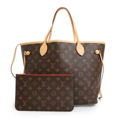 ルイ ヴィトン ネヴァーフル MM トートバッグ モノグラム ブラウン スリーズ レッド 茶 赤 ゴールド金具 M41177 LOUIS VUITTON（未使用　展示品）