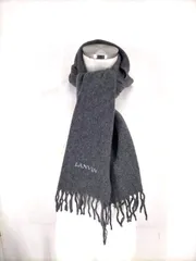 ランバン LANVIN ロゴ刺繍 マフラー レディース 表記無 のサムネイル