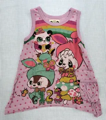 グラグラ GRAND GROUND ワンピース 110cm 子供服 中古のサムネイル