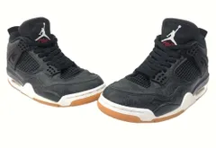 ナイキ NIKE 18年製 AIR JORDAN 4 RETRO SE エア ジョーダン レトロ AJ4 黒 CI1184-001 メンズ靴 スニーカー ブラック 25.5cm 104-shoes203