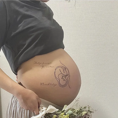 【半額以上】blanco マタニティフォトシール マタニティペイントシール 赤ちゃん 妊婦