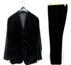 Paul Smith｜ポールスミス ベロア セットアップ スーツ テーラードジャケット スラックス パンツ トラウザーズ