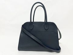 THE ROW ザ ロウ SOFT MARGAUX 10 マルゴー10 レザー トートバッグ ショルダーバッグ ブラック W1190 L133 BLACK PLD 美品