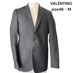 ●美品　ヴァレンティノ　VALENTINO  切りっぱなし系部分あり　美形　ウール　ジャケット　46、M メンズ　中古　S5N548のサムネイル