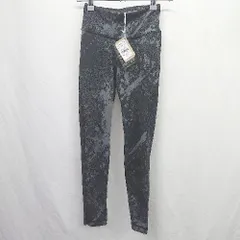 ◇ Θ Reebok リーボック 総柄 レギンスパンツ サイズXS グレー系 レディース E  【1506130006800】