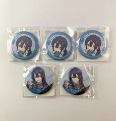 【未開封】 にじさんじ 長尾景 缶バッジ J1 20クラブ コラボ 5点セット 【まとめ売り】