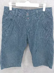 ◇ tk.TAKEO KIKUCHI ティーケータケオキクチ コーデュロイ ハーフ ショート パンツ 3 ネイビー # 1002799977470 【中古】 【1002799977470】のサムネイル