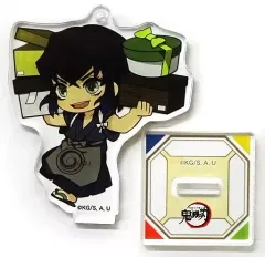 【中古】アクリルスタンド・アクリルパネル 嘴平伊之助 「劇場版 鬼滅の刃 無限列車編 in 丸井百貨店 トレーディングアクリルスタンド」