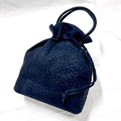 美品★甲州印伝 印傳屋 ハンドバッグ トンボ 巾着 インデンヤ INDEN-YA