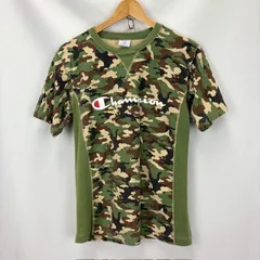 Champion REVERSE WEAVE 迷彩 ロゴプリントTシャツ サイズⅬ C3-H372 サイズⅬ 07071807 01