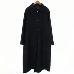 #wnc ラピーヌ LAPINE コート 9 黒 ステッチ ロング カシミヤ混 レディース [838342]のサムネイル