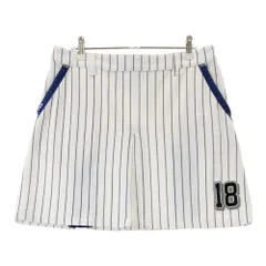 サイズ：L FILA GOLF フィラゴルフ  ストレッチスカート ストライプ柄 ホワイト系 [240101412657] ゴルフウェア レディース ストスト
