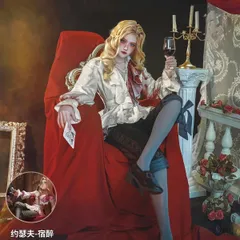 新品未使用 第五人格 ハンター 写真家 ジョゼフ ドラソネス Joseph Desaulniers コスプレ衣装 宿醉スキン ハンター 珍奇スキン フルセット 撮影会 舞台演出 ハロウィン イベント用 男女兼用