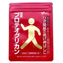 やわた 国産プロテオグリカン 機能性表示食品 15粒入（約半月分） II型コラーゲン サプリ サプリメント 膝 関節 軟骨