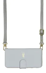 iPhone 17e ケース 手帳型 アイフォン17e スマホケース スマホショルダー レザー ストラップ ポメプー ポメラニアン プードル 犬 かわいい 調節可能 130cm  カラー06