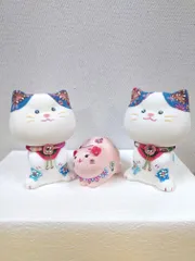 キラキラ猫3匹セット（組み合わせ自由）　【0048】