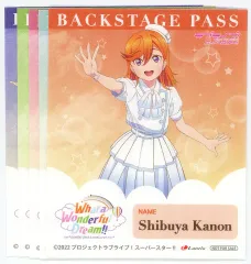 【中古】シール・ステッカー [単品] Liella! バックステージパス風ステッカー5種セット 「ラブライブ!スーパースター!!Liella!2nd LoveLive!-What a Wonderful Dream!!- Blu-ray Memorial BO