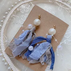 タッセルピアス／リボンピアス／パールピアス