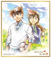 【中古】食玩 雑貨 4.工藤新一＆毛利蘭 「名探偵コナン色紙ART7」