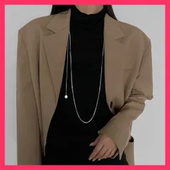 【おしゃれ】 ロングネックレス スネークチェーン 韓国 ヒップホップアクセ/首飾り オルチャン/ネックレスプチプラ レディース おしゃれ ラリエットネック おすすめ おしゃれ　人気 上品 6GMEI-001