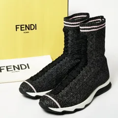 【Fendi】ズッカ柄 ソックススニーカー ブラック×ブラウン 2025年最新】フェンディー FENDI ソックススニーカーの人気