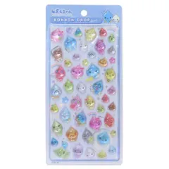 【メール便】しずくちゃん シールシート ボンボンドロップシール しずくの森のなかまたち クーリア デコレーション デコシール キャラクター グッズ 