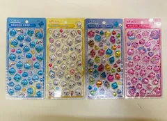 ボンボンドロップシール　しずくちやん　4枚セット