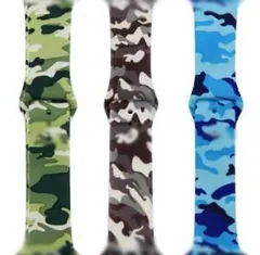 Apple Watch アップルウォッチ 迷彩 バンド カモフラ スポーツベルト