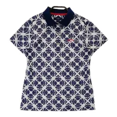 サイズ：M CALLAWAY キャロウェイ  半袖ポロシャツ 花柄 ネイビー系 [240101308380]# ゴルフウェア レディース ストスト