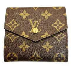 ルイヴィトン　Louis Vuitton　モノグラム　ポルトモネビエ　M61660　ダブルホック　3つ折り財布　ユニセックス