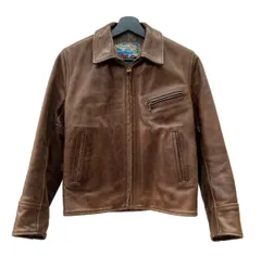 極美品 エアロレザー シングル レザージャケット キャメル 42 楽天市場】エアロレザー AERO LEATHER フライトジャケット A-2