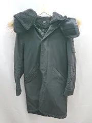 ◇ DETAILS ディテールズ 首元取り外し可能 ポケット付き 冬向け 長袖 ダウンコート サイズS ブラック レディース E  【1303020028030】