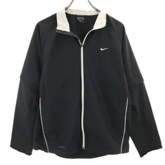 NIKE ナイキ 2WAY ウインドブレーカー M チャコールブラック ジャケット メンズ 古着
